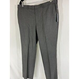 Bert Pulitzer Pants Mens 38x30 Gray Classic Fit Wrinkle Resistant Chinos $79.99